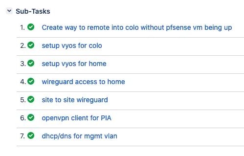 Jira tasks